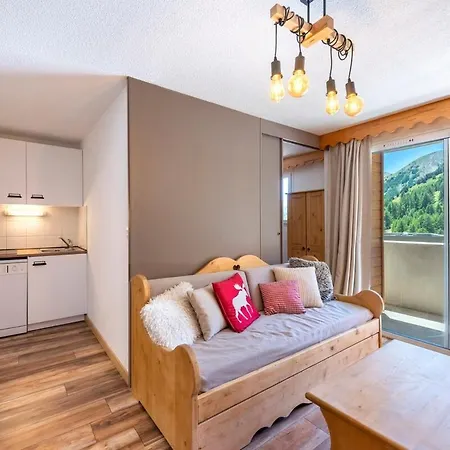 Appartement 6 Pers - Proche Des Pistes - Balcon Et Parking - Vue Montagne - La Foux D